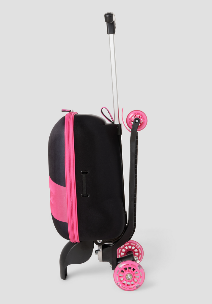 Lightning Pink Kids Scooter Suitcase